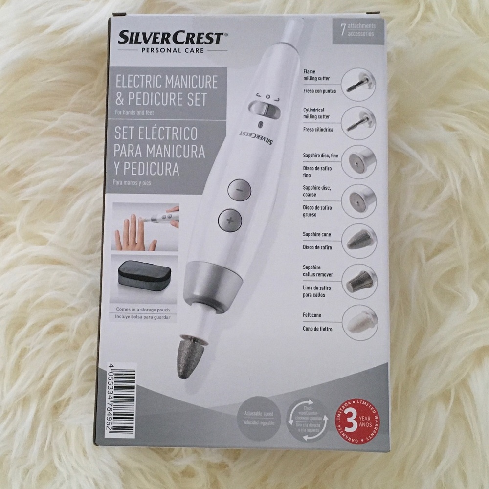 Electric professional manicure pedicure set NWT